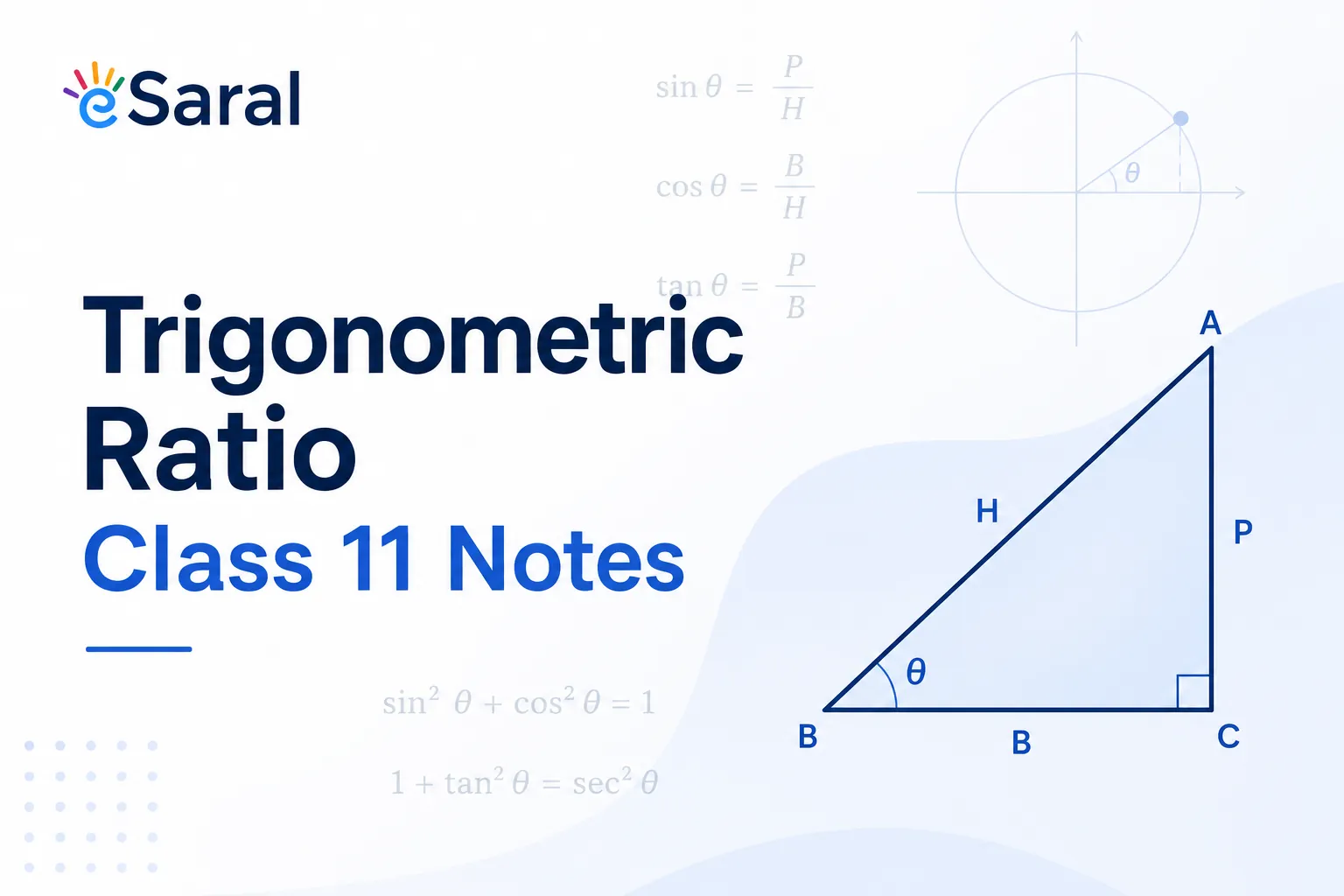 Trigonometric Ratio Class 11 Notes || All Trigonometric Ratios - IIT JEE | Class 11